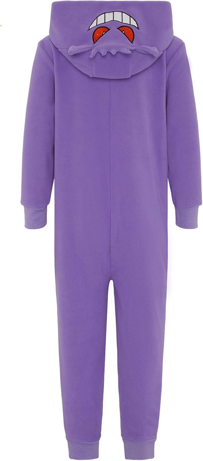 Pokemon-Einteiler mit Kapuze für Jungen oder Mädchen, Evoli, Gengar, Glumanda, Pikachu, Relaxo, Schi
