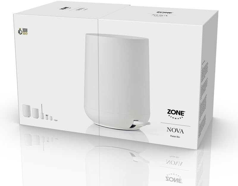 Zone Denmark Nova Mülleimer fürs Bad, Kosmetikeimer, Abfalleimer fürs Badezimmer, Durchm. 20,5 cm, H