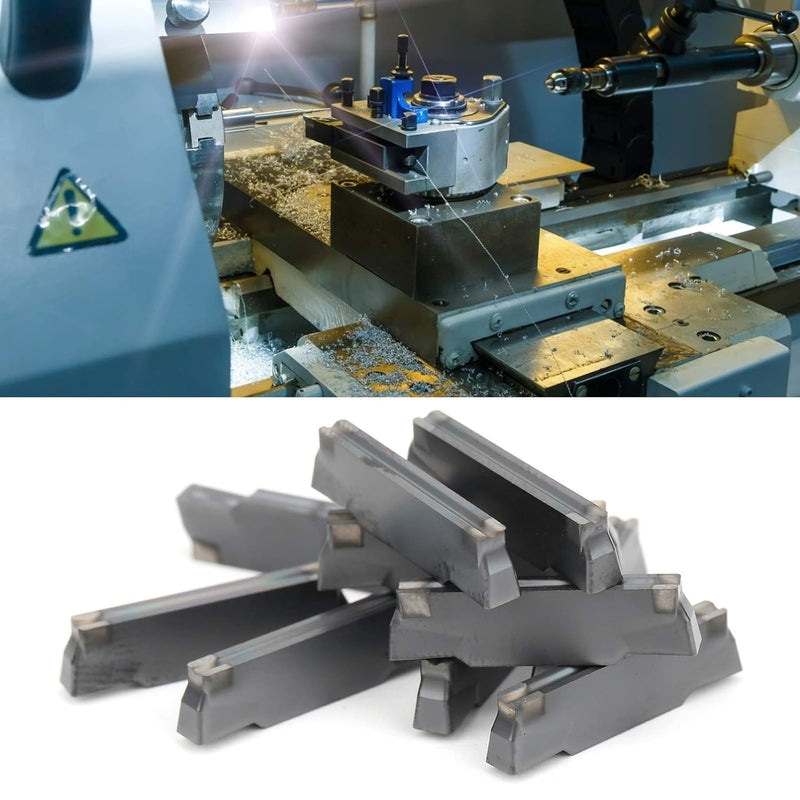 10 Stück CNC Indexierbar Drehmaschine Dreheinsatz Hartmetallklinge für Drehwerkzeughalter zum Verede