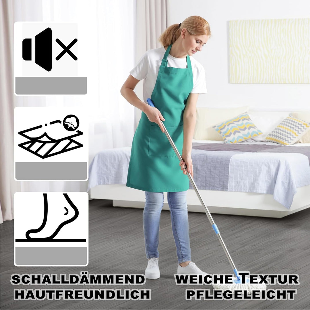JOIEYOU PVC Bodenbelag, Vinylboden selbstklebend Fliesen Wasserdicht Rutschfeste, Laminat Klicksyste