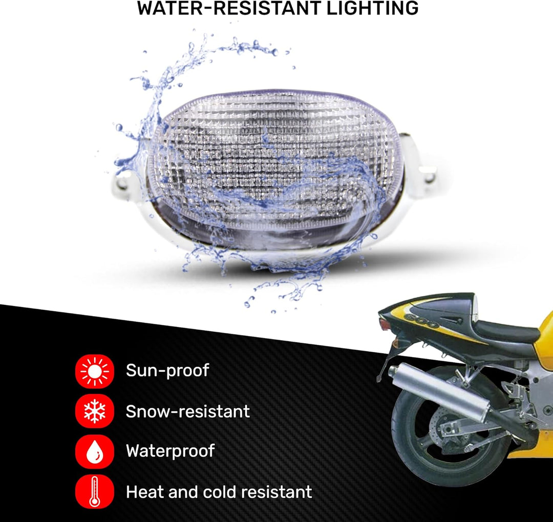 avdb-moto LED-Bremslicht mit integrierten Blinker kompatibel mit Suzuki GSXR SRAD 600, 750, 1100 199