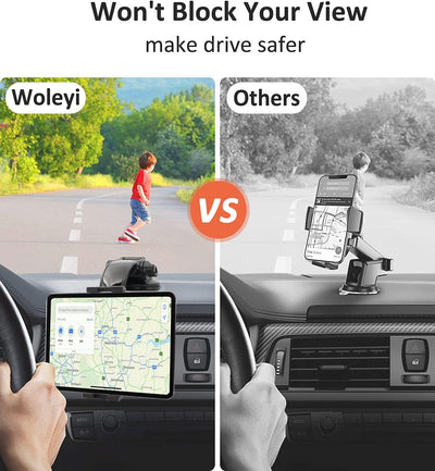 Armaturenbrett Autohalterung Tablet Halterung, Oilcan KFZ Saugnapf Tablet Halter mit Verstellbarem A