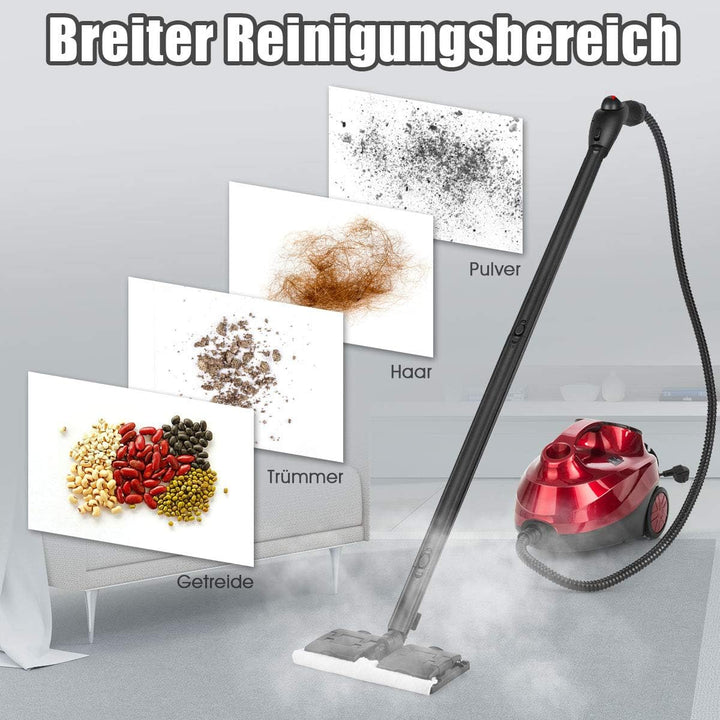 GOPLUS Dampfreiniger, Dampfdruck: max. 4,0 bar, variabler Dampf, Aufheizzeit: 5 Min., Leistung: 2000