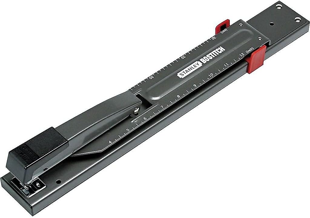 Bostitch Office Heftgerät mit langer Reichweite, 20 Blatt, verstellbar, langlebig, schwarz Long Reac