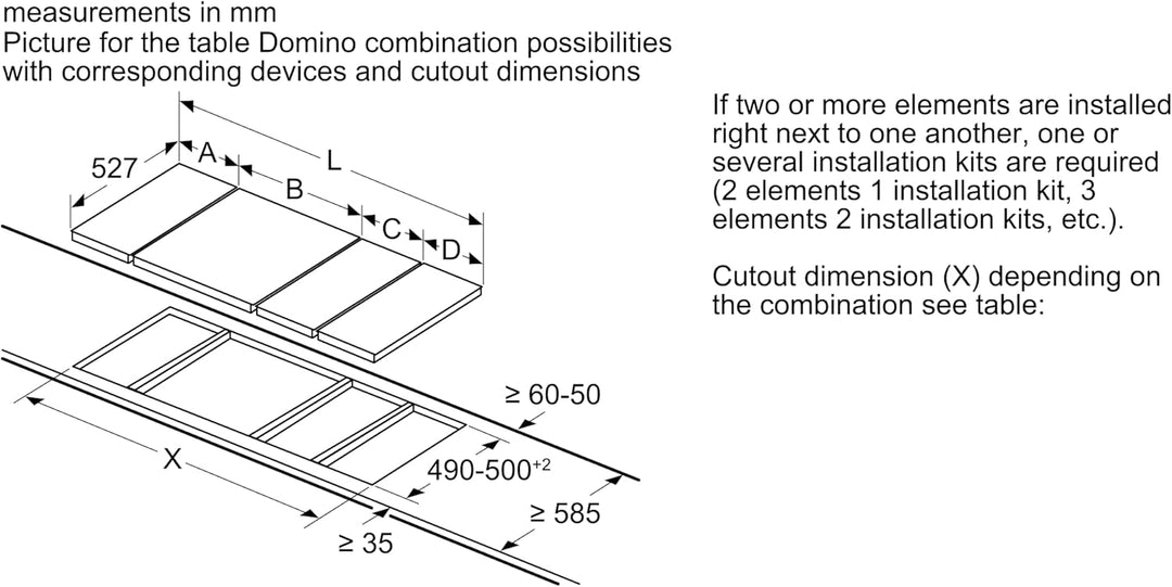 Bosch PKF375FP2E Serie 6 Domino-Cerankochfeld, 30 cm breit, PowerBoost schnelleres Kochen, DirectSel