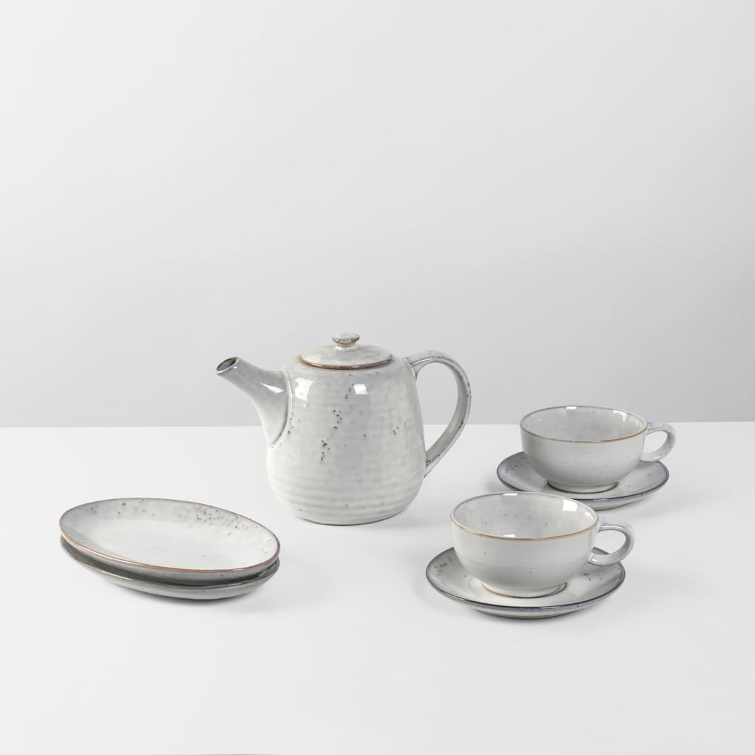 broste Copenhagen Nordic Teeset, weiss, 2er