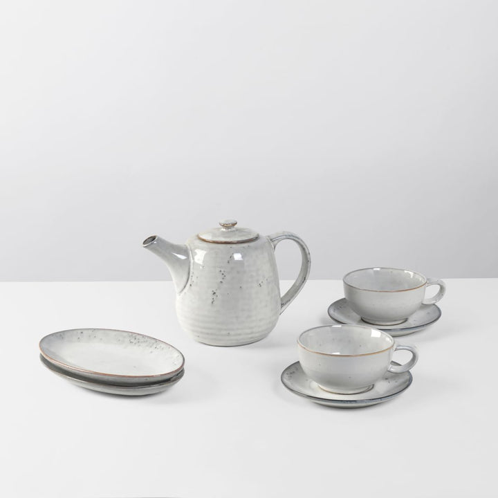 broste Copenhagen Nordic Teeset, weiss, 2er