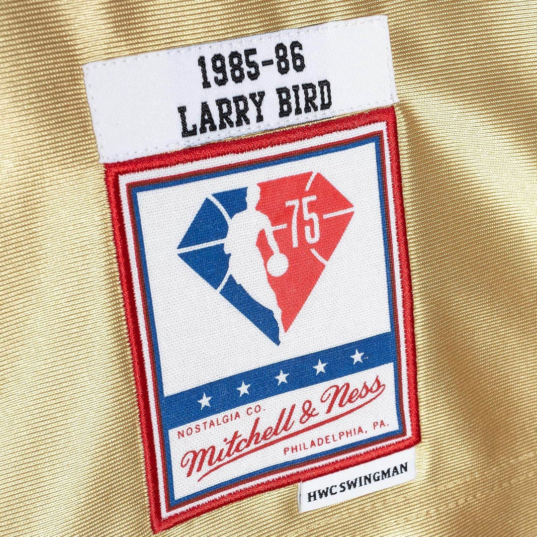 Mitchell & Ness NBA 75th Anniversary Swingman Jersey - Gold M Boston Celtics, L