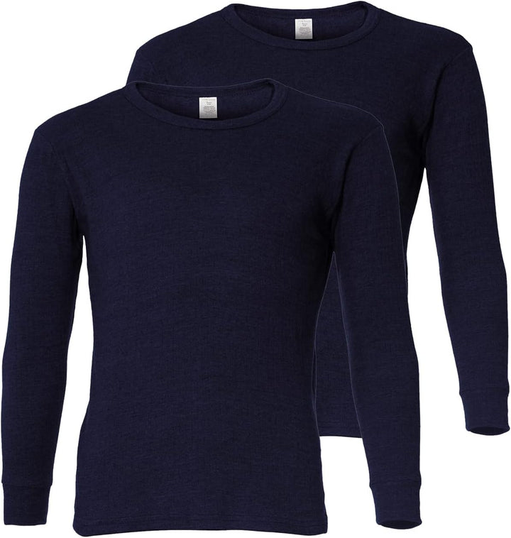 Black Snake® Ski- & Thermounterwäsche Sport Thermounterhemden Langarm Herren - 2 Stück M Blau, M Bla