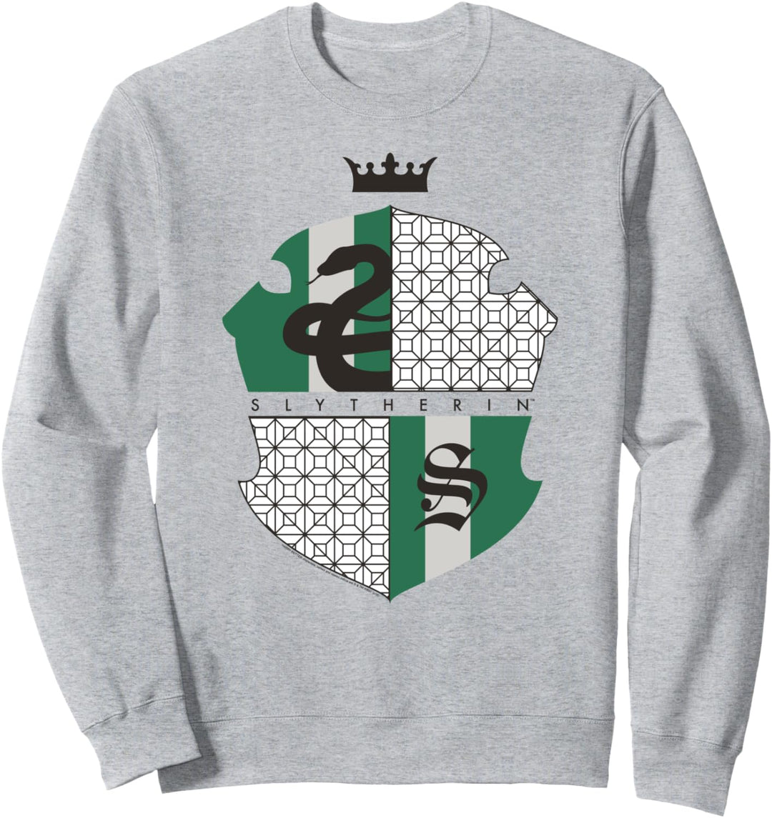 Harry Potter Slytherin Shield and Crown Sweatshirt