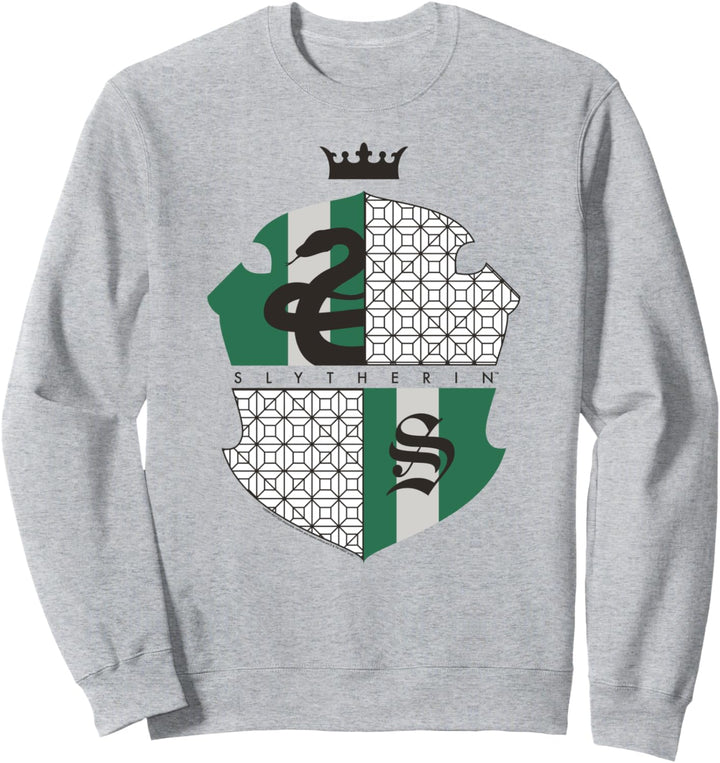 Harry Potter Slytherin Shield and Crown Sweatshirt