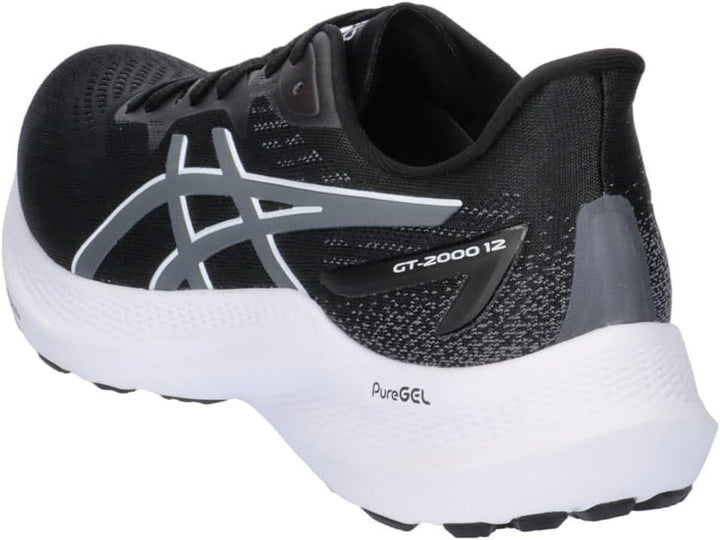 ASICS Herren GT-2000 12 44 EU Black Carrier Grey, 44 EU Black Carrier Grey