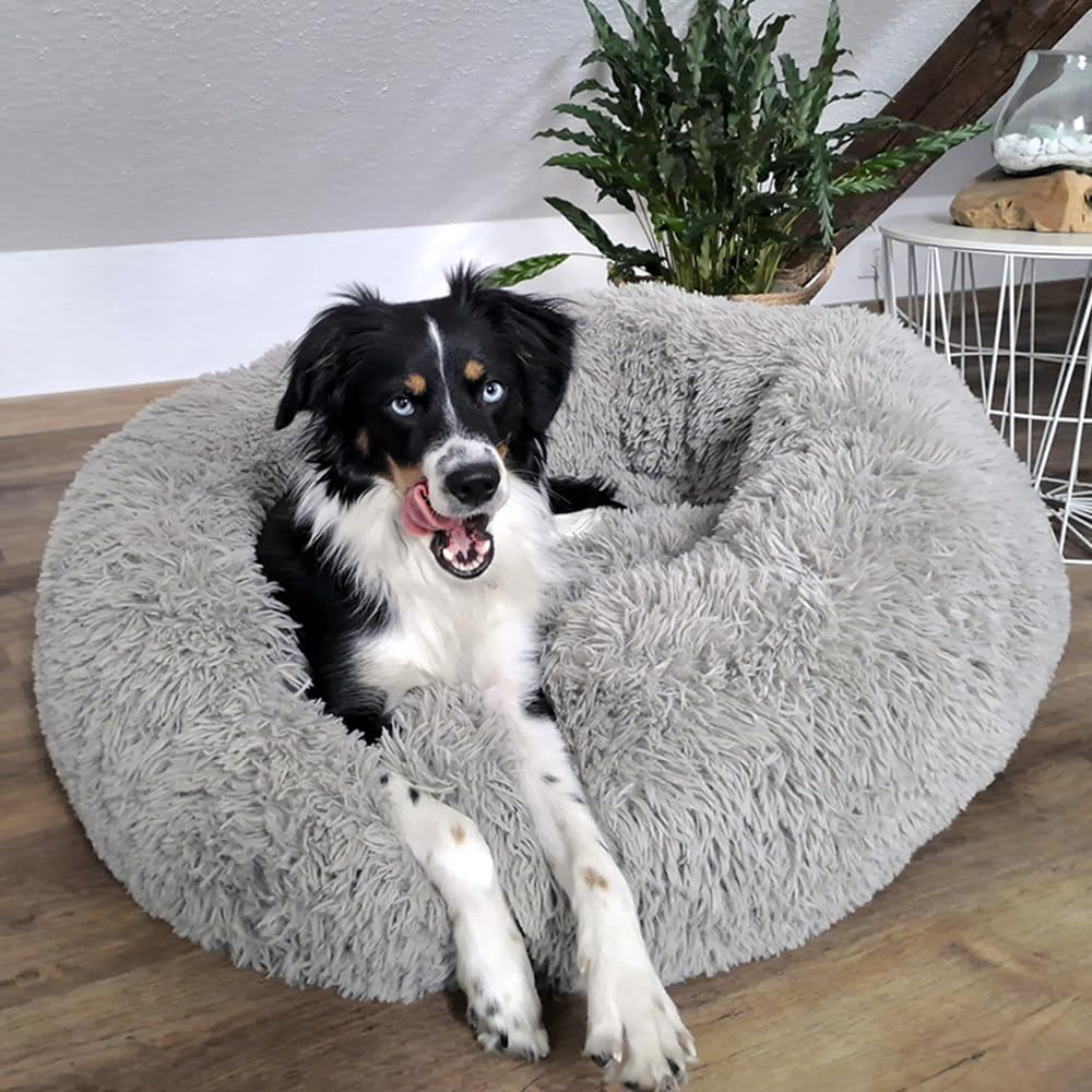 Nobby 62802 Kuschelbett Donut Classic ESLA dunkelgrau; D x H: Ø 90 x 29 cm