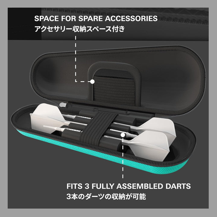 Target Japan Takoma Shell Wallet, Teal | Dart-Tasche, Dart-Aufbewahrungsbehälter, hält 3 vollständig