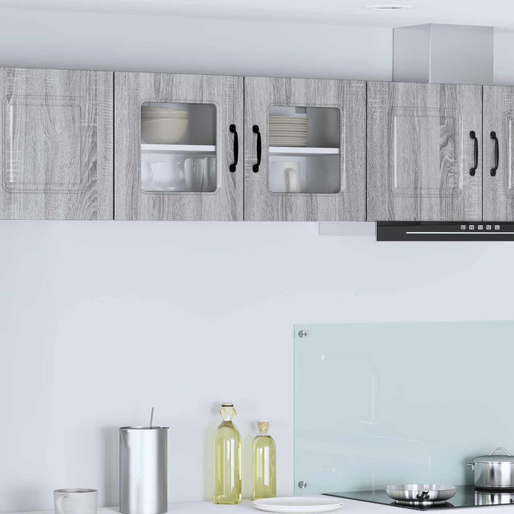 vidaXL Geschirrspülerfront Kalmar Graues Sonoma 80 x 31 x 40 cm, Eleganter moderner Küchenregal, gro