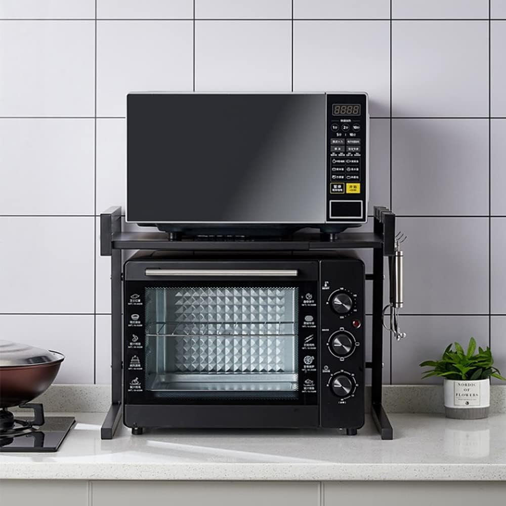 Ausziehbare Mikrowellenhalterung mit schwerer Belastung, Halterung für Mikrowelle, höhenverstellbar,