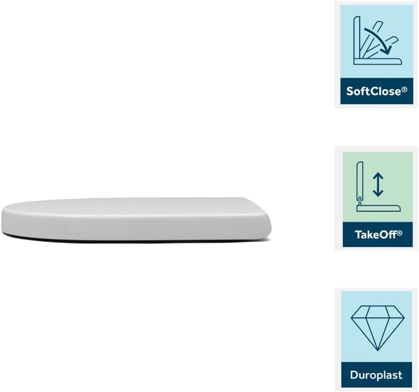 Hamberger 531552 WC-Sitz Samar SoftClose, mit Take-Off-Steckscharnier ES C0102G weiss Samar SoftClos