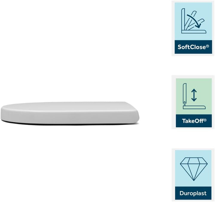 Hamberger 531552 WC-Sitz Samar SoftClose, mit Take-Off-Steckscharnier ES C0102G weiss Samar SoftClos
