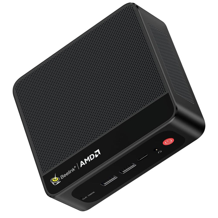 Beelink Mini-PC SER5 MAX Mini-Computer mit Ryzen 7 7735HS (8C/16T, bis zu 4,75 GHz), AMD Radeon 680M