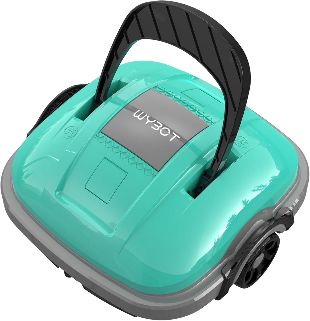 WYBOT Poolroboter Akku Kabellos Poolsauger Roboter mit Dual-Antriebsmotoren 100 Mins, Automatisches