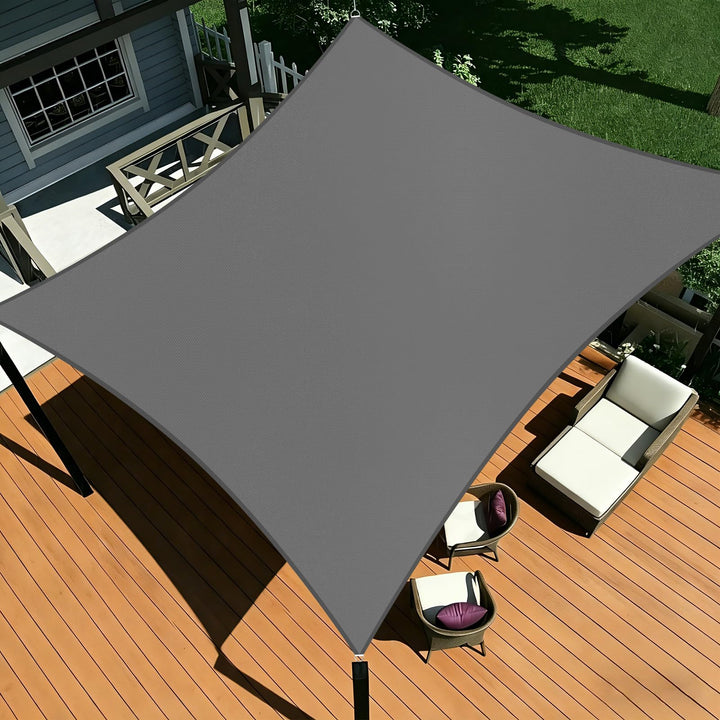 Shade&amp;Beyond Sonnensegel Wasserdicht Rechteckig 2 x 2 m Wetterschutz Sonnenschutz Sunsegel PES-Polye
