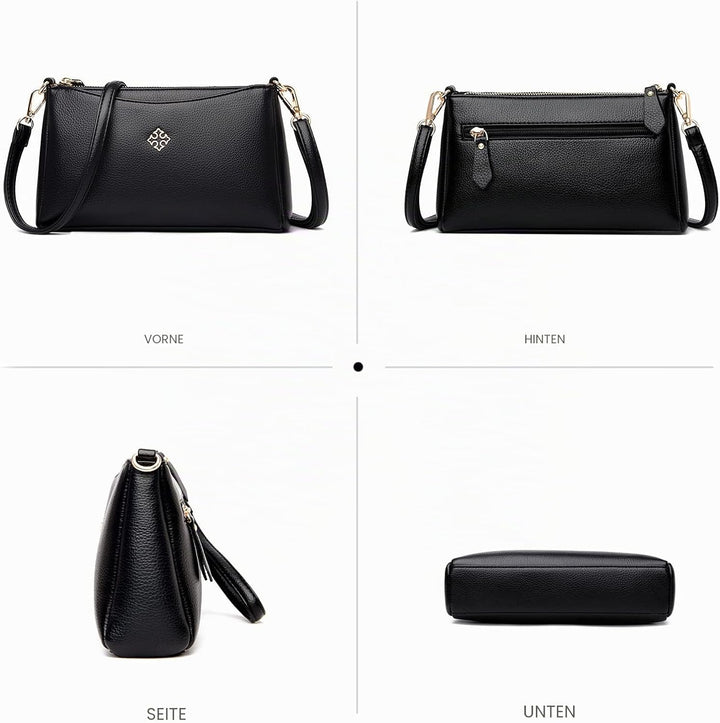 NICOLE &amp; DORIS Handtasche Damen Klein Umhängetasche Multifunktionale Handy Tasche Schultertaschen PU