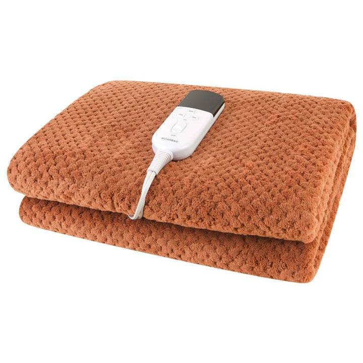 Heizdecke 2 Lagen Flanell Elektrische Decke mit Timer Heizkissen 220V 150x80cm Thermomatratze Bettwä