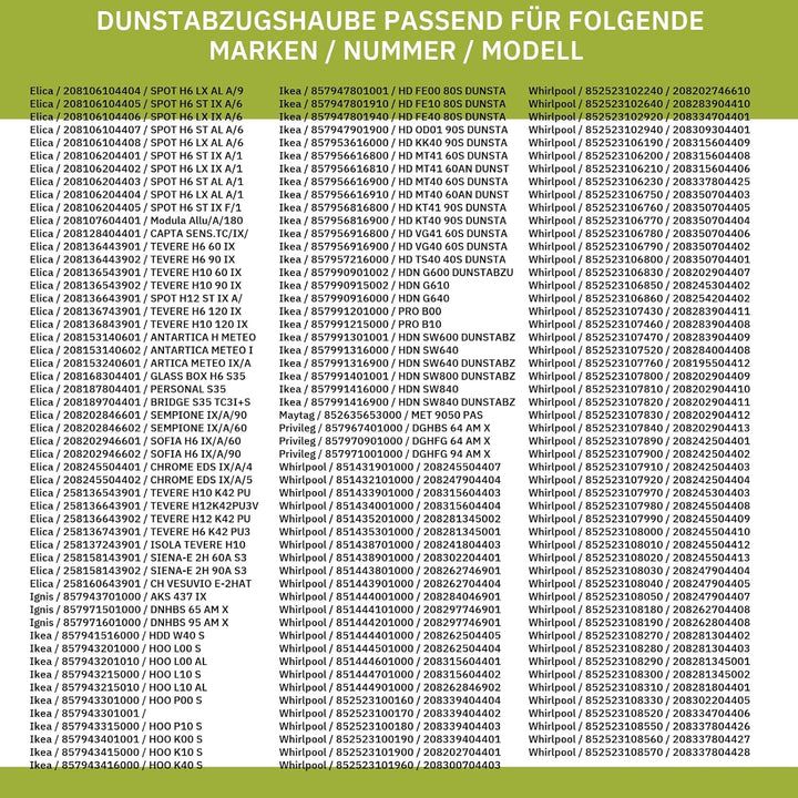 eVendix Anschlussstück kompatibel mit WHIRLPOOL 480122100655 150er T-Stück für Dunstabzugshaube aus