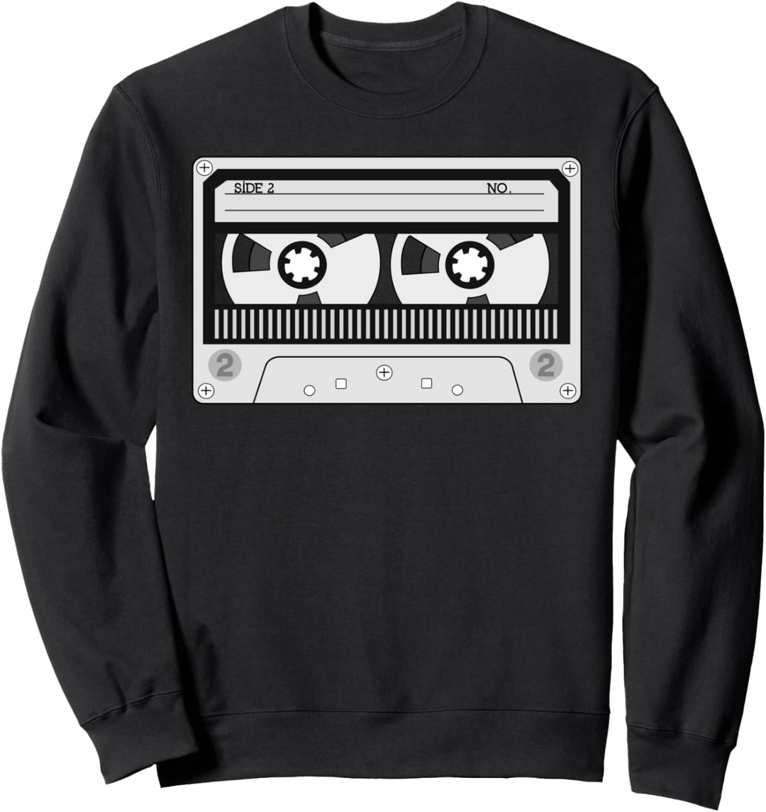 Retro Musik Vintage Kassette Mixtape 80er & 90er Jahre Sweatshirt