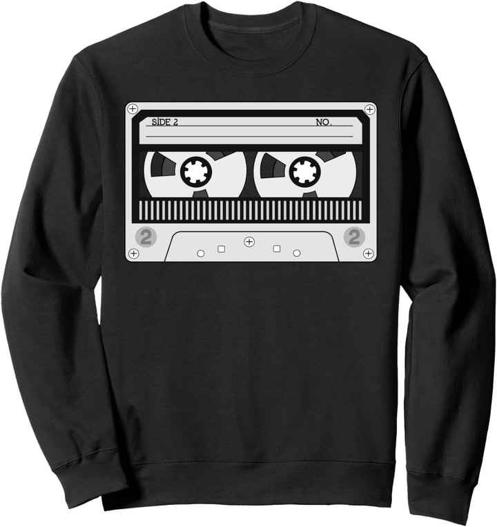 Retro Musik Vintage Kassette Mixtape 80er & 90er Jahre Sweatshirt