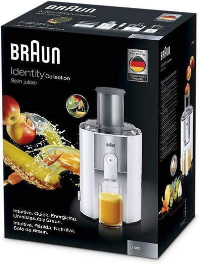 Braun J 500 Entsafter Identity Collection, weiss Weiss 900