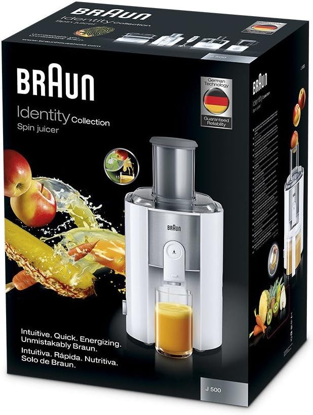 Braun J 500 Entsafter Identity Collection, weiss Weiss 900