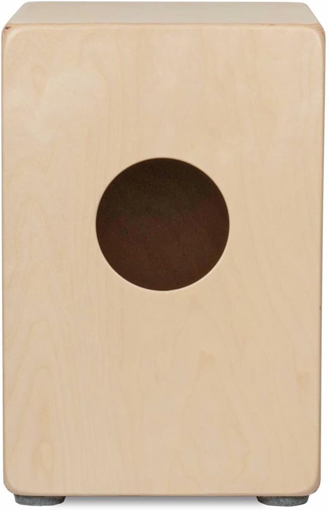 Schlagwerk CP403 Natur Cajon + keepdrum Sitzpad Rot