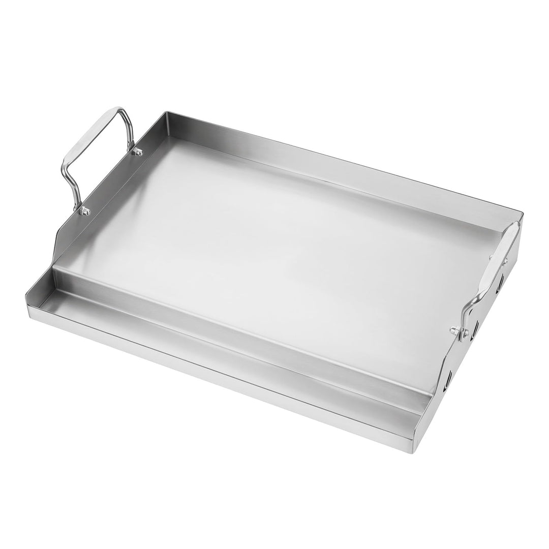 Universal BBQ Edelstahl Plancha Grillplatte Griddle für Gas und Kohle Grills, Universal Flat Top für