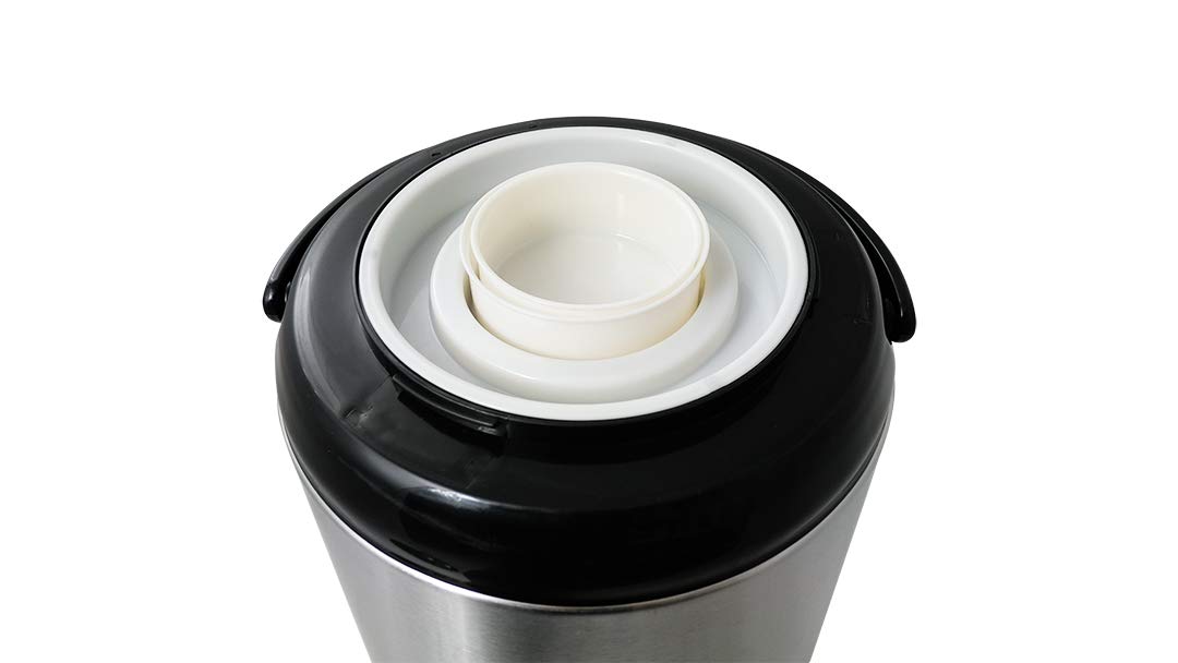 Saro ISOD 12 Getränke-Dispenser, Edelstahl, Silber, Durchmesser 23 x Höhe 42 cm