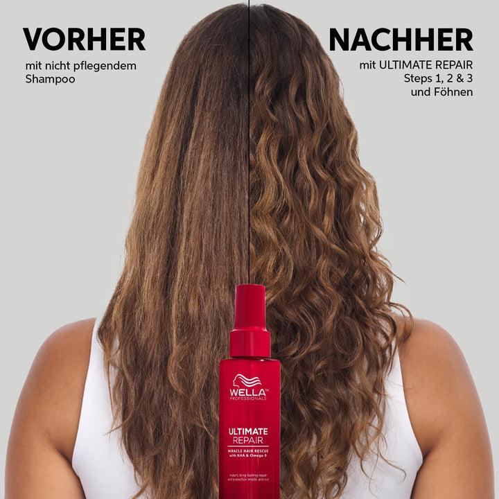 Wella Professionals Ultimate Repair Miracle Hair Rescue Haar Serum – 90 Sek. Haarkur ohne Ausspülen