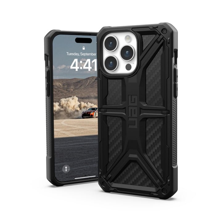 URBAN ARMOR GEAR Monarch Schutzhülle kompatibel mit Apple iPhone 15 Pro Max Hülle [Wireless Charging