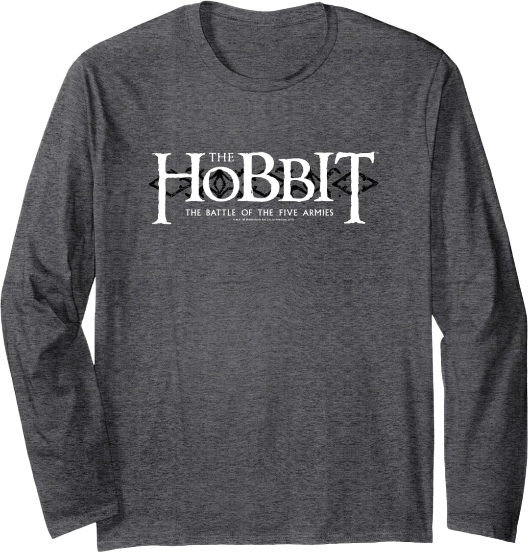The Hobbit Five Armies Ornate Logo Langarmshirt