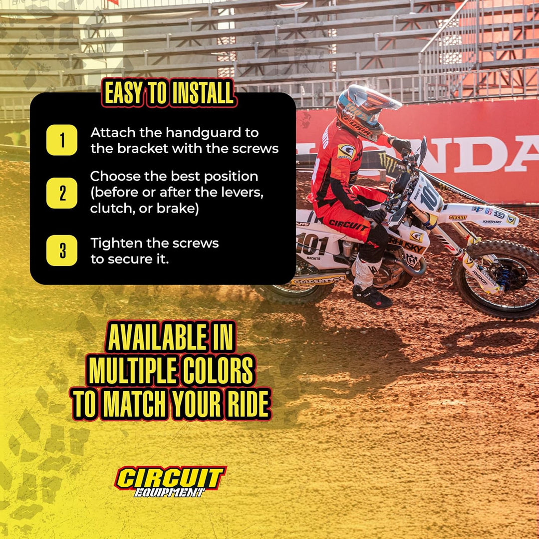 CIRCUIT Equipment PM081-217 Handschutzer Fenix, Schwarz/Grün, Schwarz/Grün