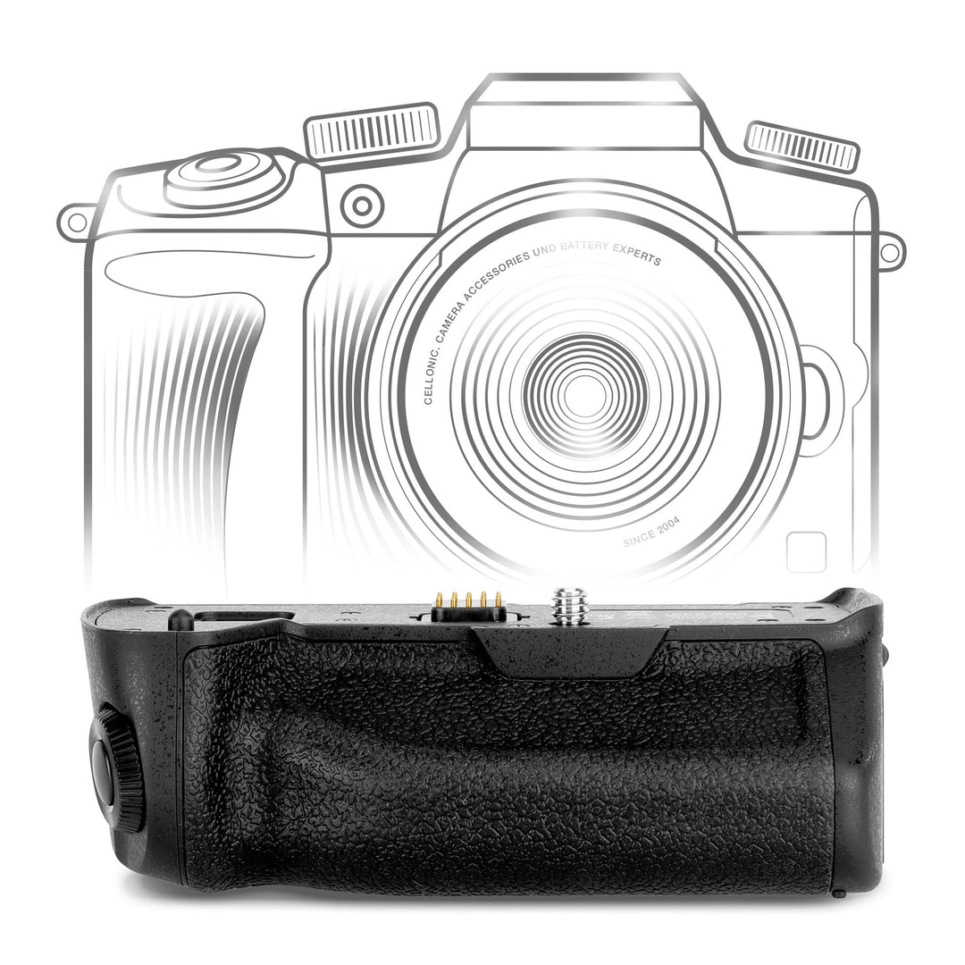 CELLONIC® Batteriegriff DMW-BGG1, DMW-BGG1E für Panasonic Lumix DMC-GX80, DMC-G81 Akkugriff für DMW-