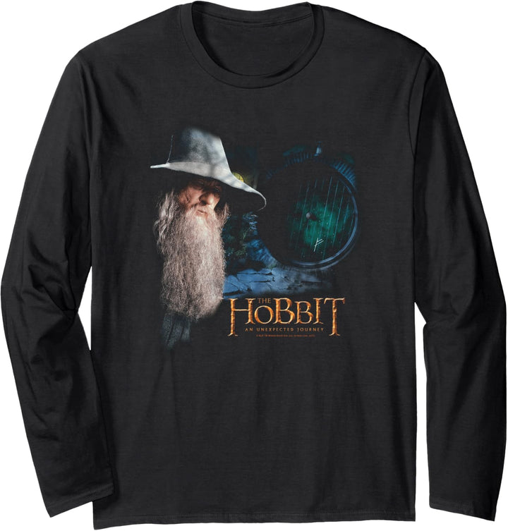 Hobbit Gandalf The Door Langarmshirt
