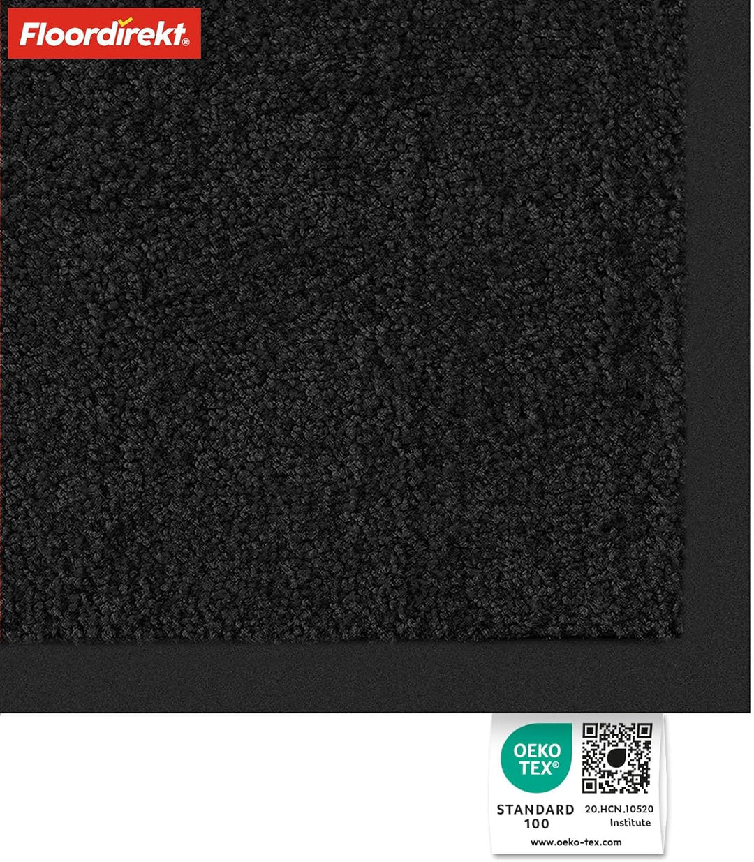 Floordirekt Schmutzfangmatte Rhine - waschbare & leistungsstarke Fussmatte - Sauberlaufmatte mit Rut
