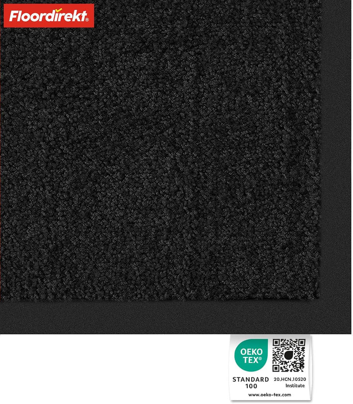 Floordirekt Schmutzfangmatte Rhine - waschbare & leistungsstarke Fussmatte - Sauberlaufmatte mit Rut