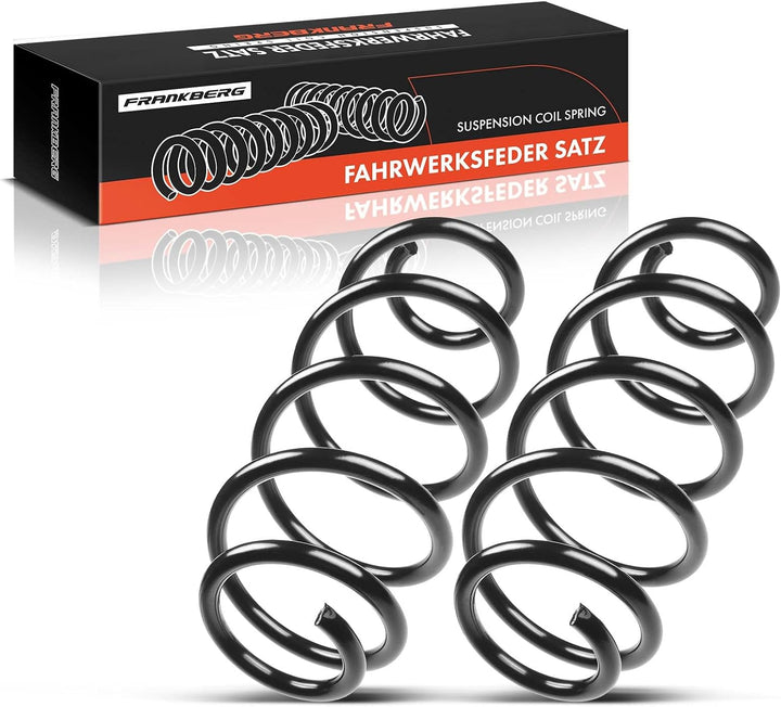 Frankberg 2x Federn Fahrwerksfeder Vorderachse Kompatibel mit Yeti 5L 2.0L 2009-2017 Octavia II Comb