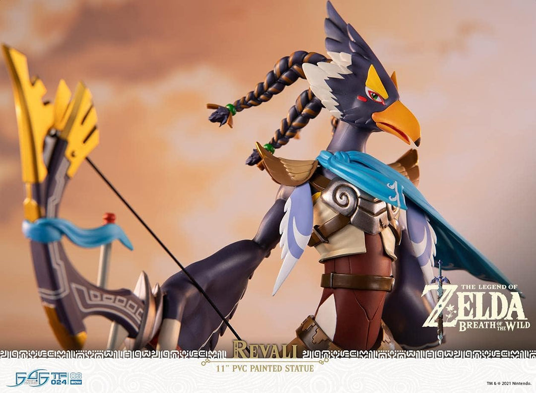 First 4 Figures Legend of Zelda Breath of Wild PVC Statue Revali 26 cm, BOTWRS, Mehrfarbig 26 cm Meh