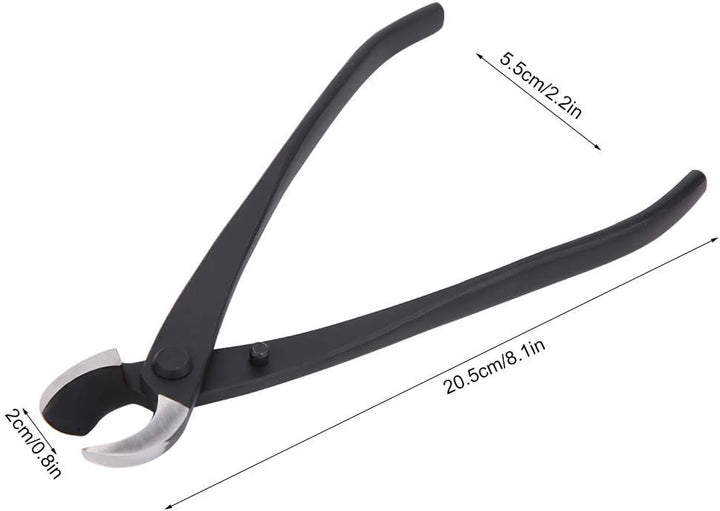 Bonsai Cutter-Zange, Bonsai-Zange, konkav, Manganstahl, Astschneider, schräg, Verbundstahl, Konkav,