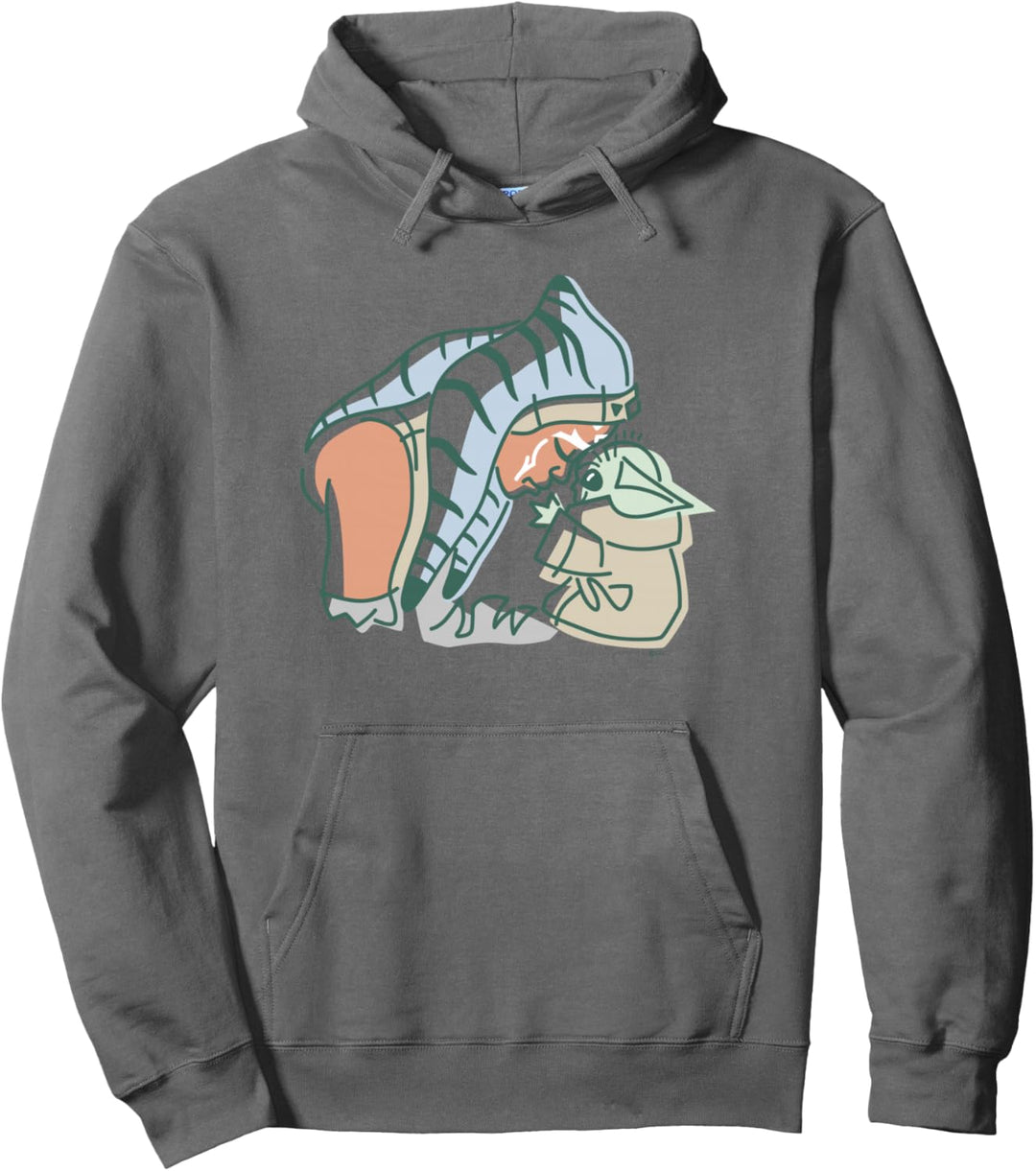 Star Wars Grogu and Ahsoka Tano Force Connection Pullover Hoodie