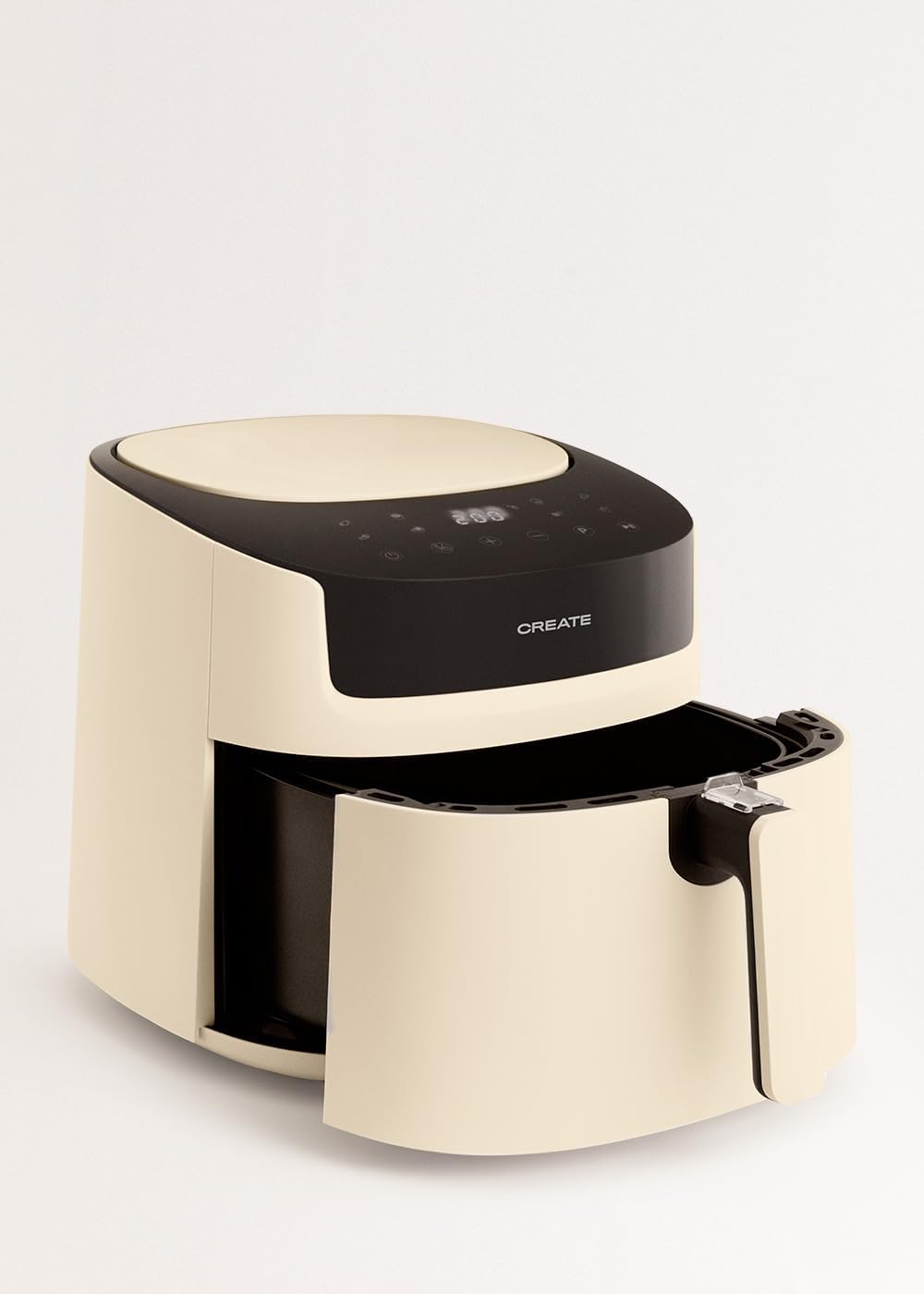 CREATE/FRYER AIR PRO LARGE/Heissluftfritteuse 6.2L Cremeweiss/Mit Timer, Monitor LCD, praktisch, ein