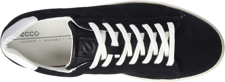 ECCO Herren Street Lite M Shoe 42 EU Black Black White, 42 EU Black Black White