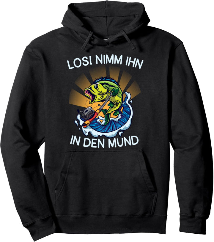 Lustiger Angler Spruch Angeln Fischen Fun Pullover Hoodie